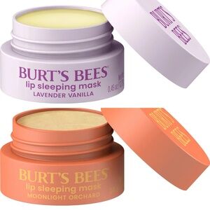 Burt's Bees Lip Sleeping Mask Duo - Lavender Vanilla & Moonlight Orchard